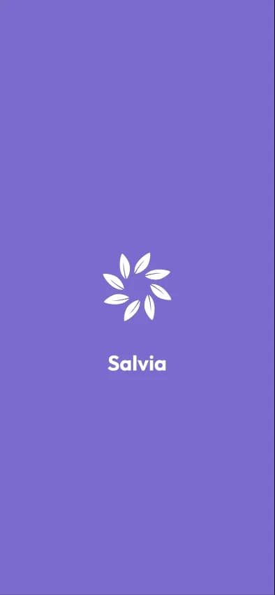 Pantalla de Salvia: Splash